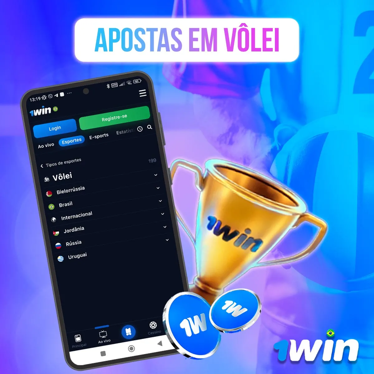 Apostas de vôlei na casa de apostas 1win no mercado brasileiro