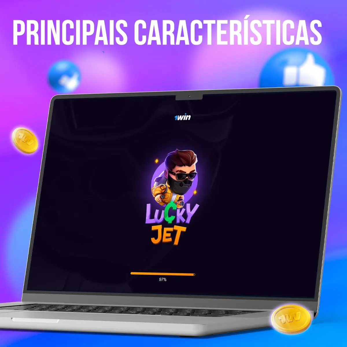 Quais são as principais características do 1win Lucky Jet?